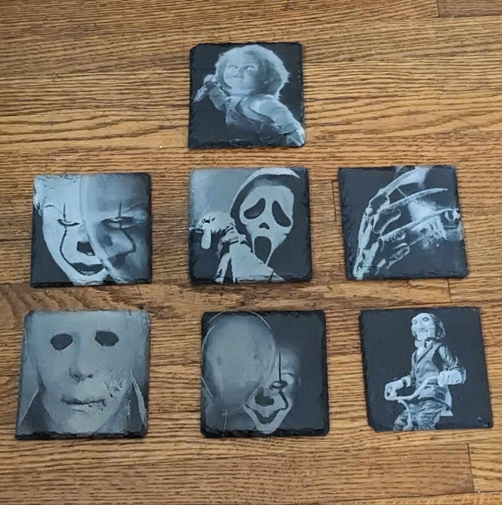 Horror Stone Coasters - Picture 2 of 3